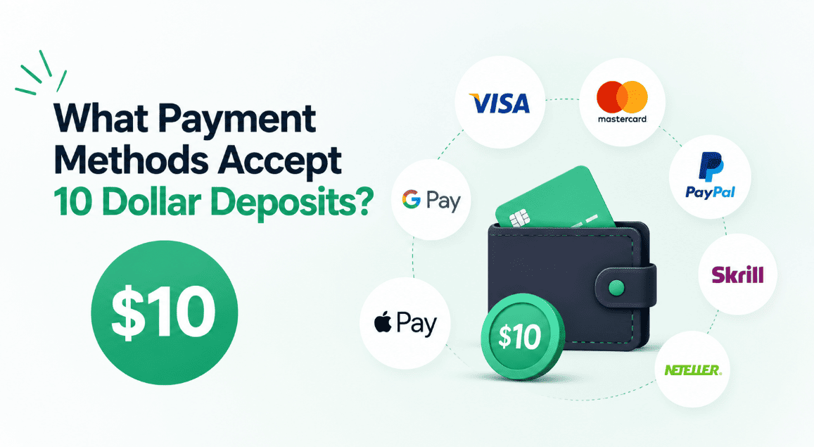 Which Payment Methods Support $10 Casino Deposits